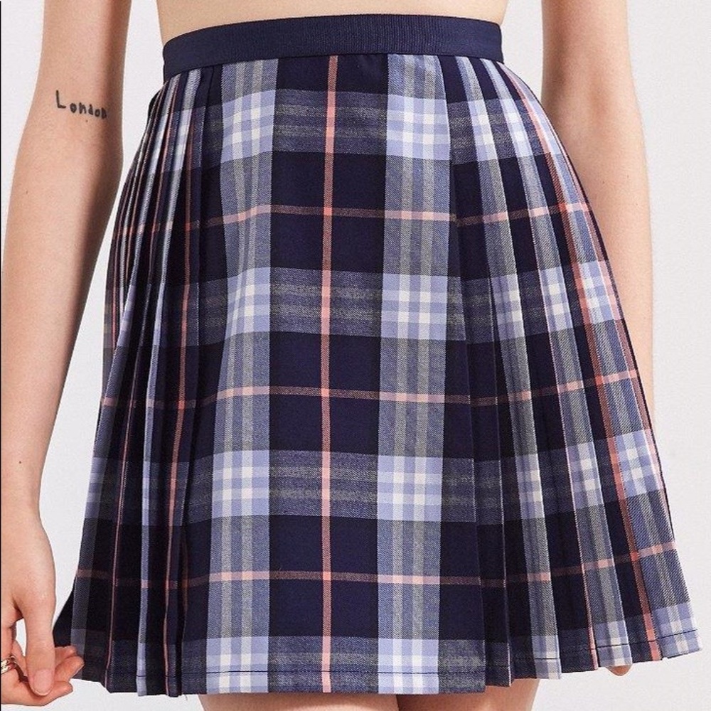 Silence + Noise Pleated Mini Skirt